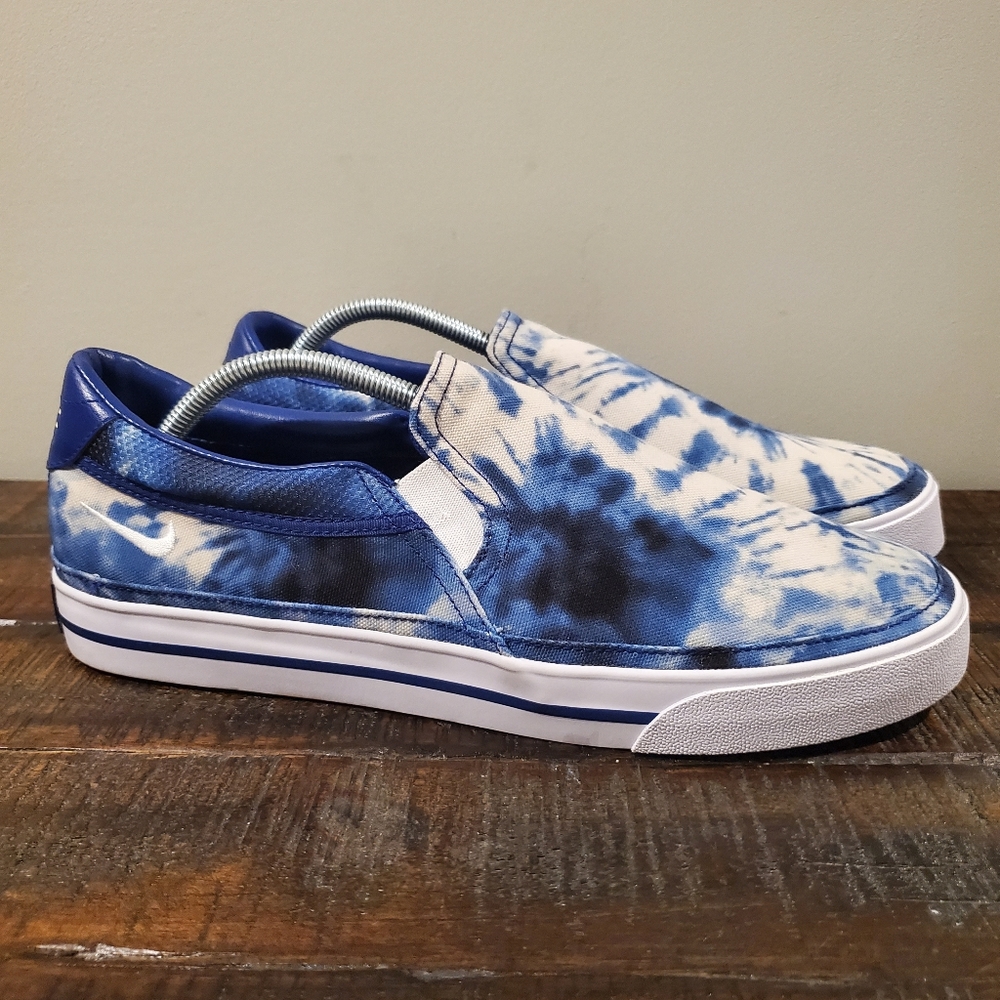 Nike Court Legacy Tie Dye Slip On Shoes Sneakers DH1439-901 Men's Size 10.5